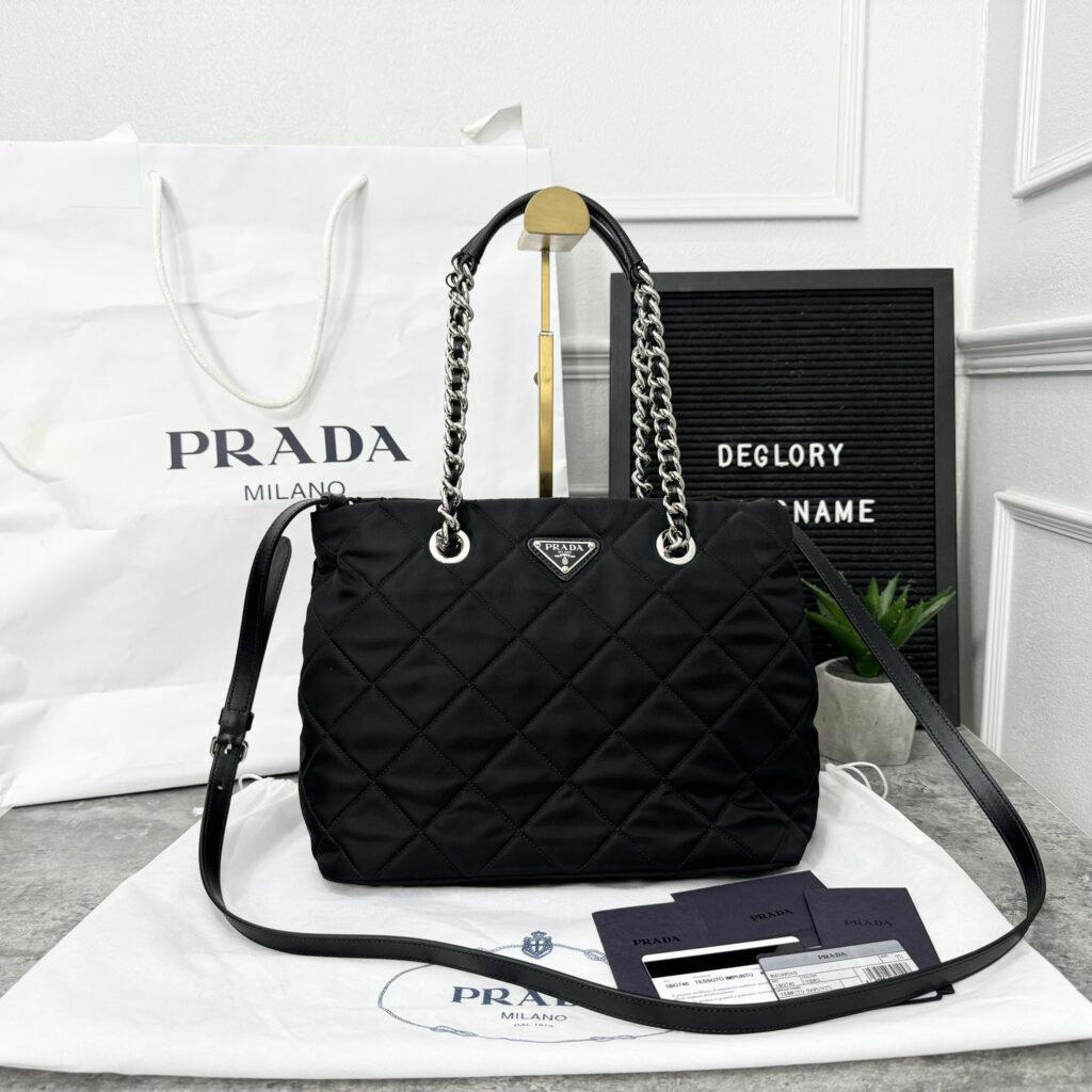 Prada re-nylon 2 way tote bag Full Set