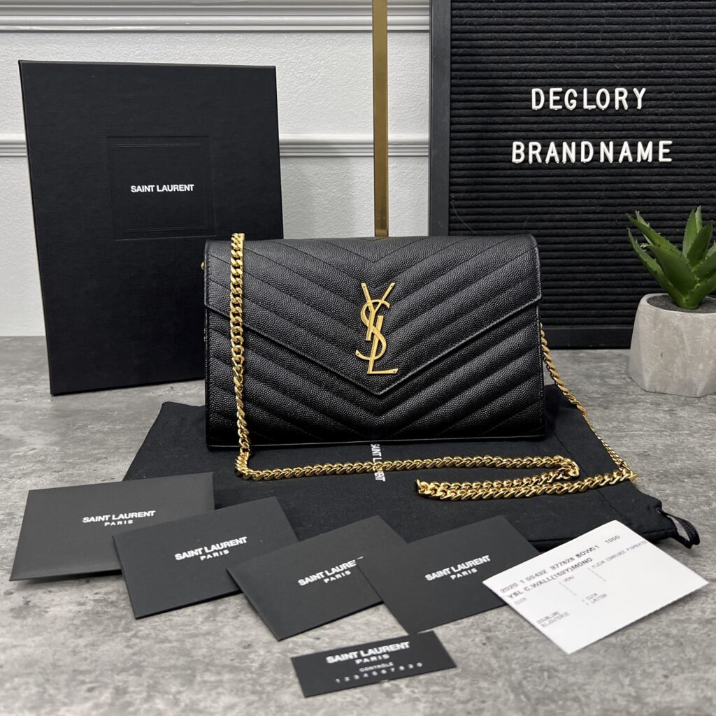 ขายกระเป๋า YSL woc caviar size 9 Full Box ปี2020